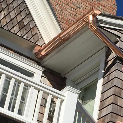 copper gutter installation Woodmere ny